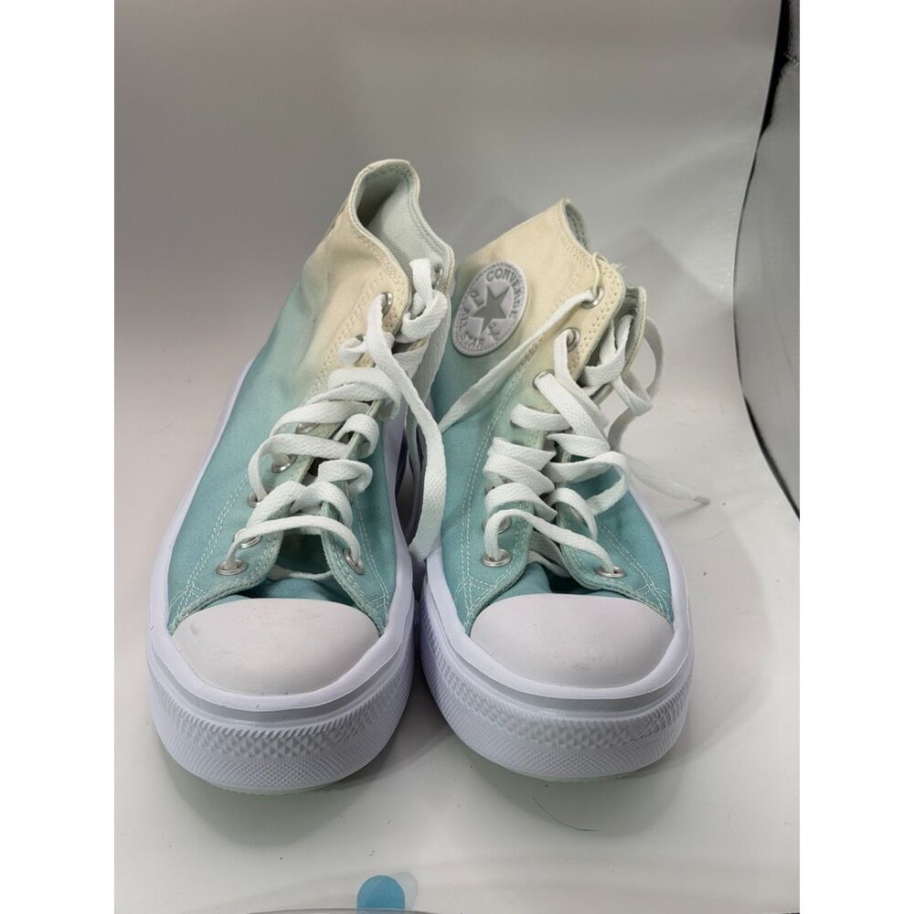 NWOT Converse Chuck Taylor All Star Move Hi Women's 9 Aqua Platform Sneakers